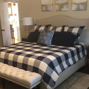 Pottery Barn Bryce king duvet cover